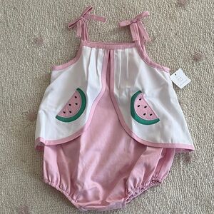 NWT Little English Watermelon Bubble Size 18M